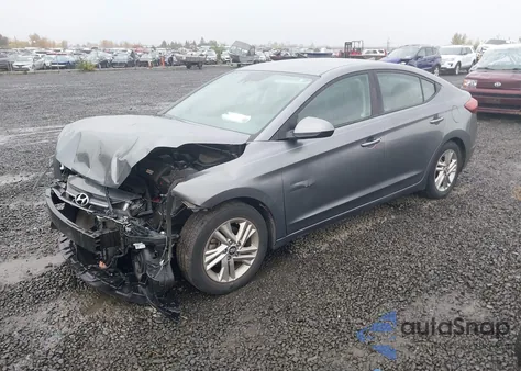2019 Hyundai Elantra Sel from USA, damaged, VIN 5NPD84LF6KH440019